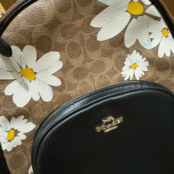 🌸 Coach Court Backpack In Signature Canvas With Floral Print - Picture 12 of 14